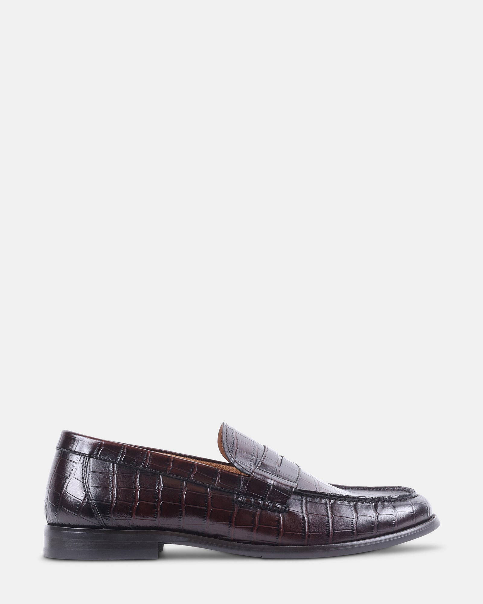 MURRAYY BROWN CROCO - Men's Shoes - Steve Madden Canada
