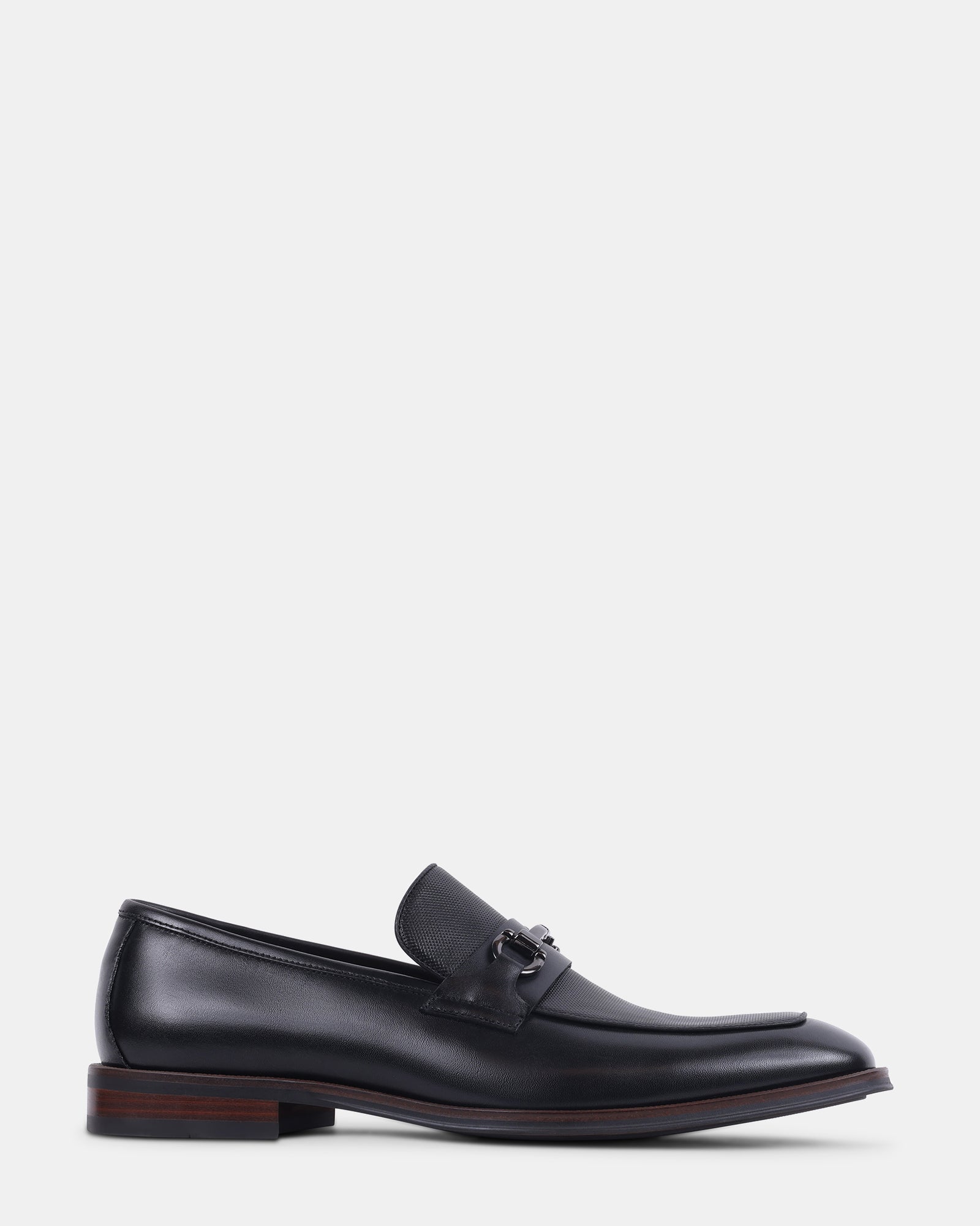 NESS BLACK LEATHER - Men's Shoes - Steve Madden Canada
