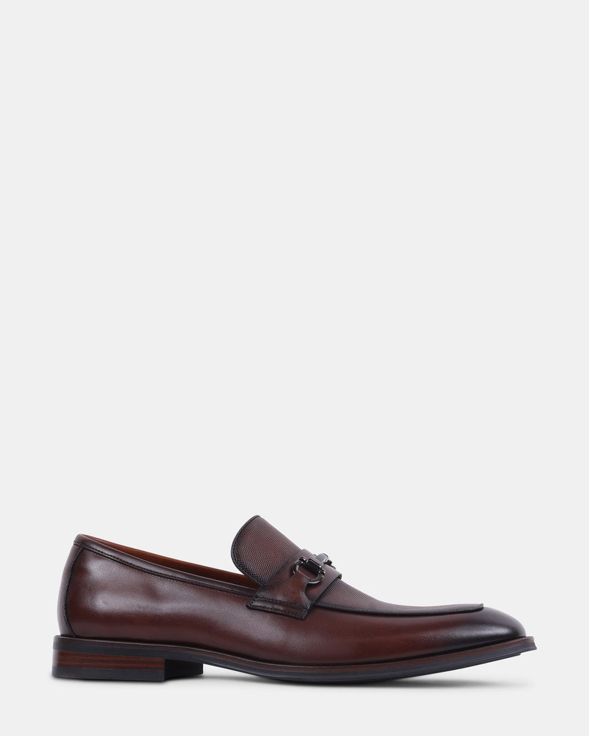 NESS BROWN LEATHER - Men's Shoes - Steve Madden Canada