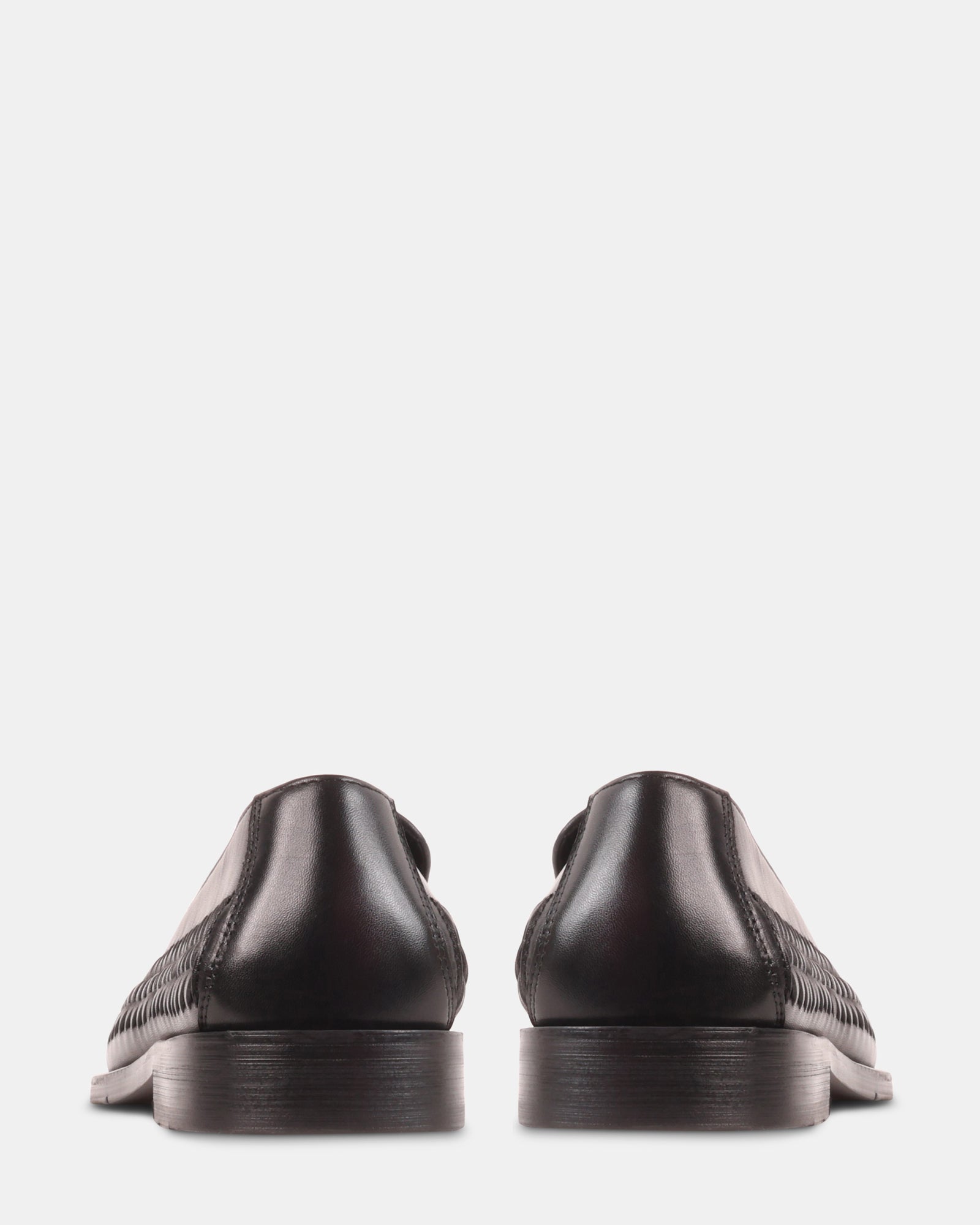 NEWBURY BLACK LEATHER - Men's Shoes - Steve Madden Canada - view 5