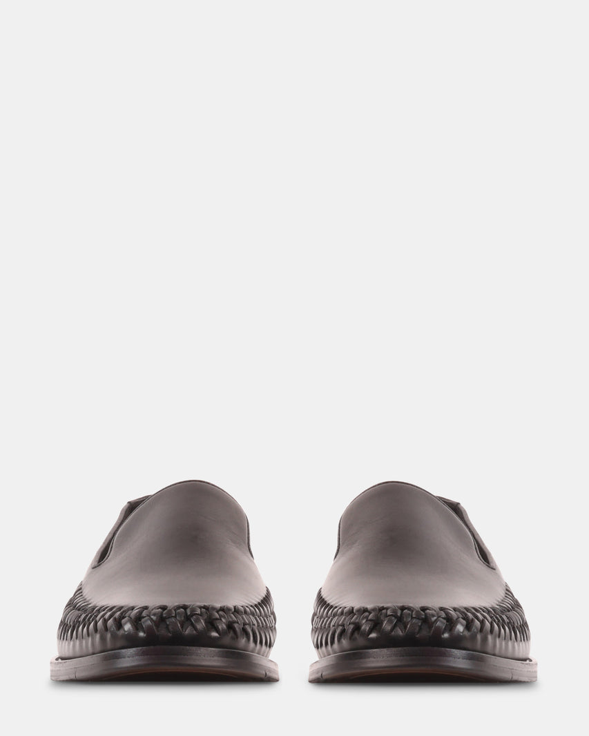 NEWBURY BLACK LEATHER - Men's Shoes - Steve Madden Canada - view 3