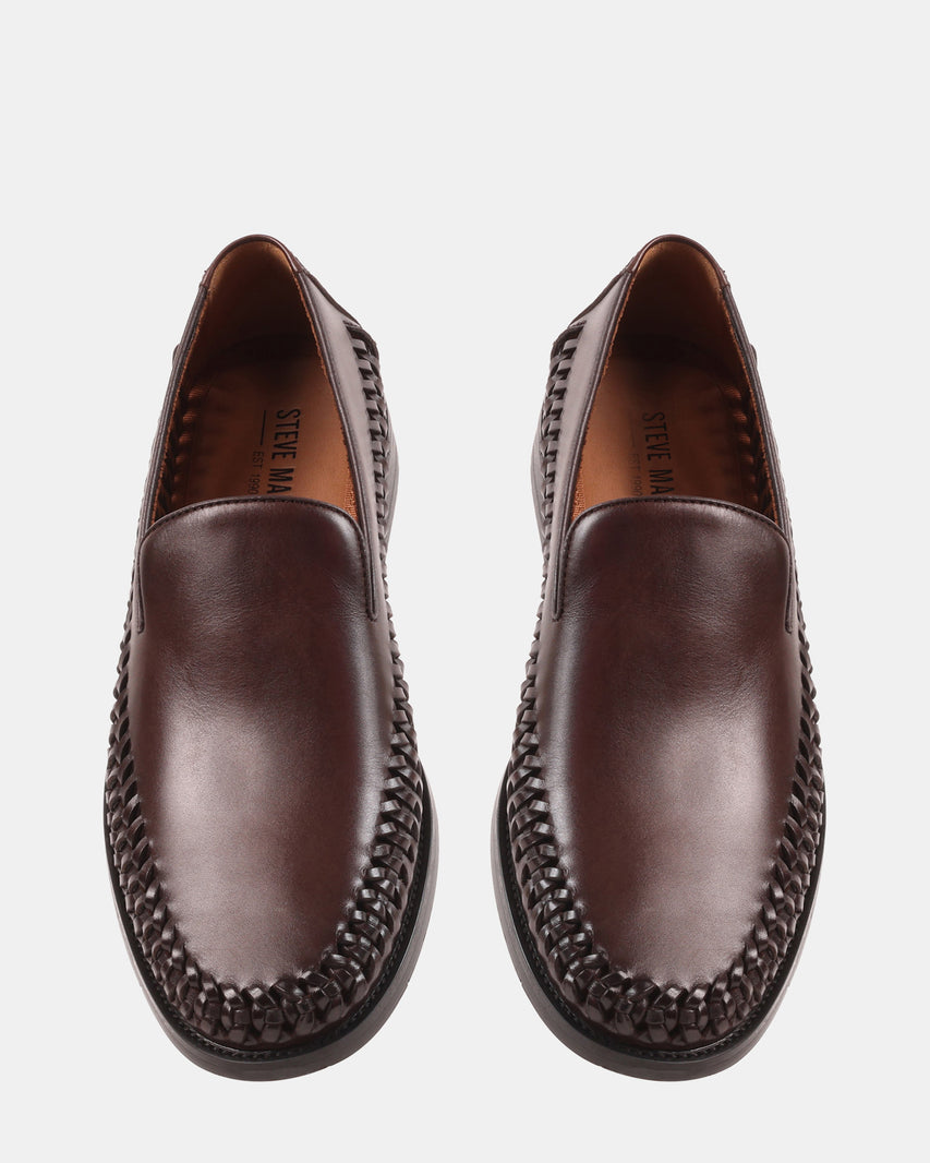 NEWBURY BROWN LEATHER - Men's Shoes - Steve Madden Canada - view 6