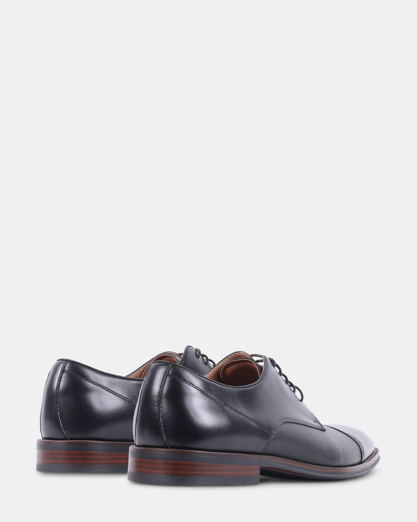 NYLES BLACK LEATHER - Men's Shoes - Steve Madden Canada - view 6