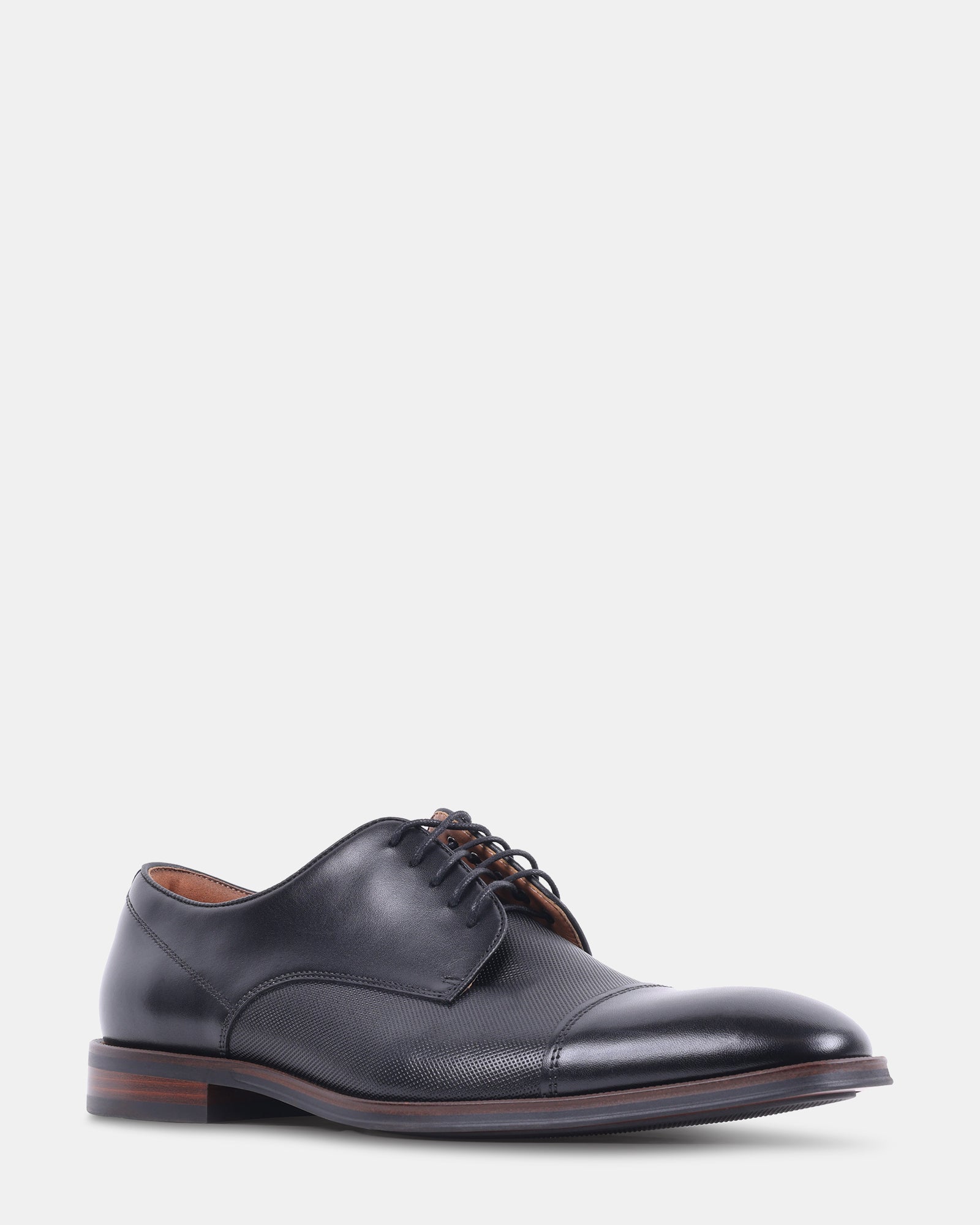 NYLES BLACK LEATHER - Men's Shoes - Steve Madden Canada - view 2
