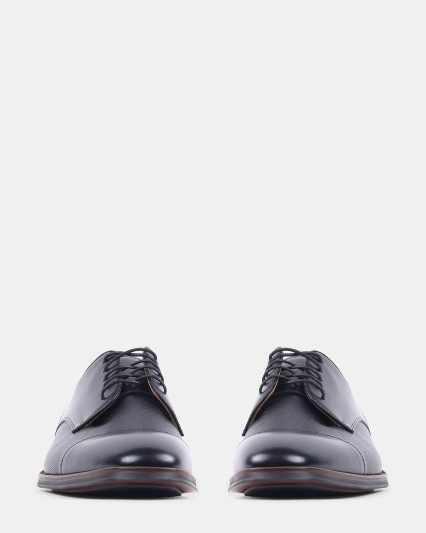NYLES BLACK LEATHER - Men's Shoes - Steve Madden Canada - view 3