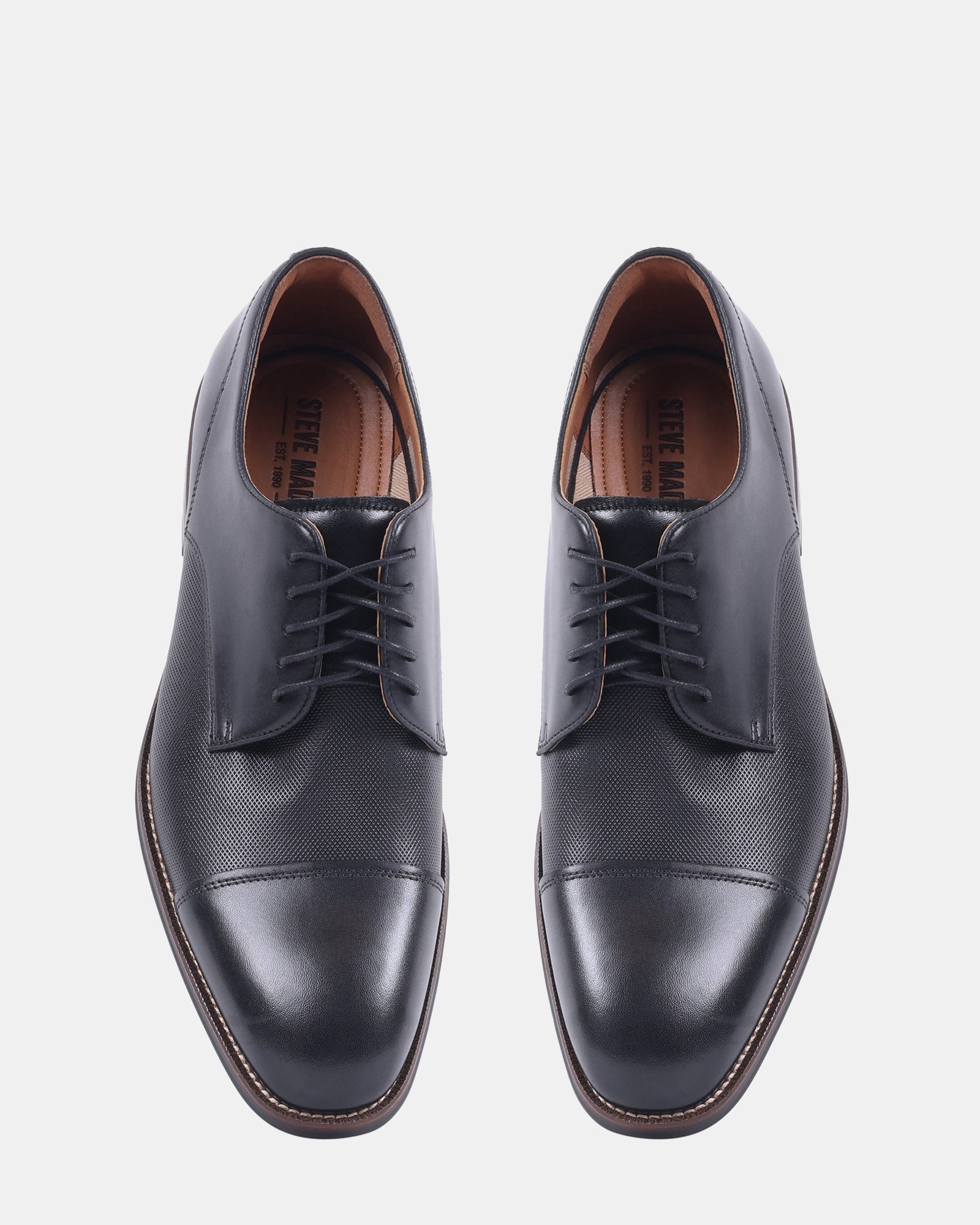 NYLES BLACK LEATHER - Men's Shoes - Steve Madden Canada - view 4