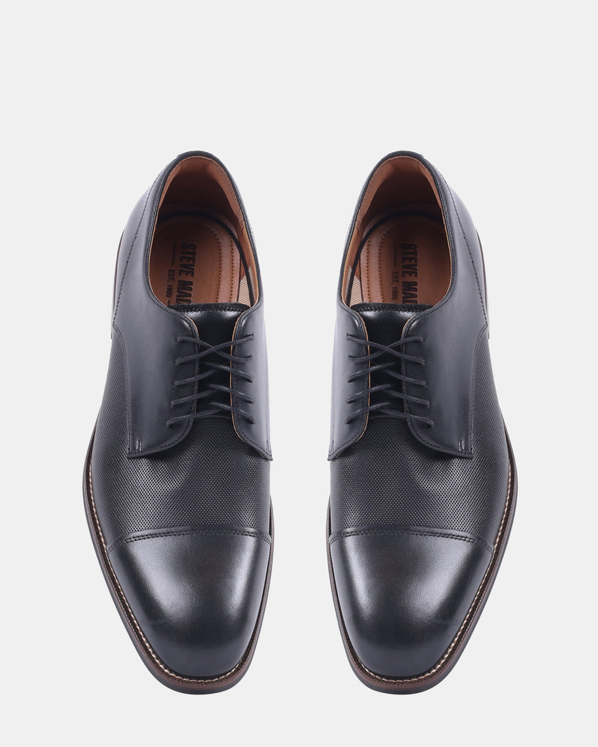 NYLES BLACK LEATHER - Men's Shoes - Steve Madden Canada - view 4