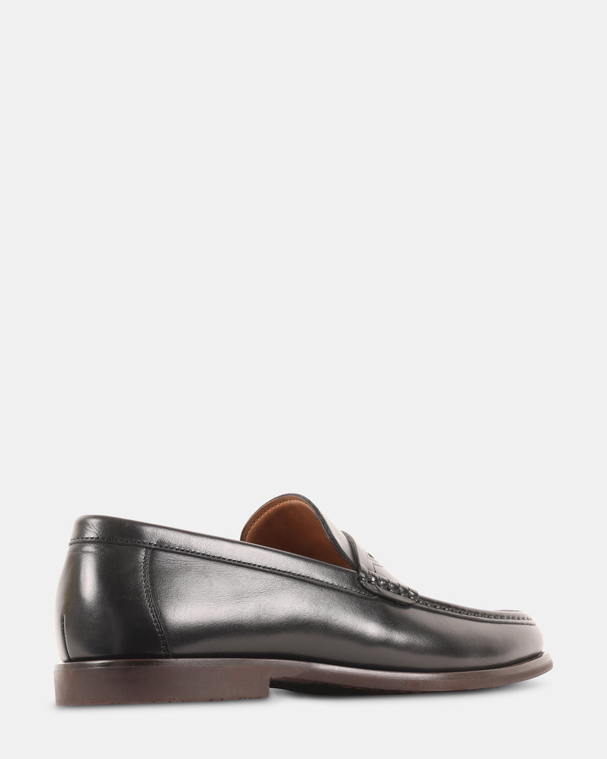 OLANTA BLACK LEATHER - Men's Shoes - Steve Madden Canada - view 5