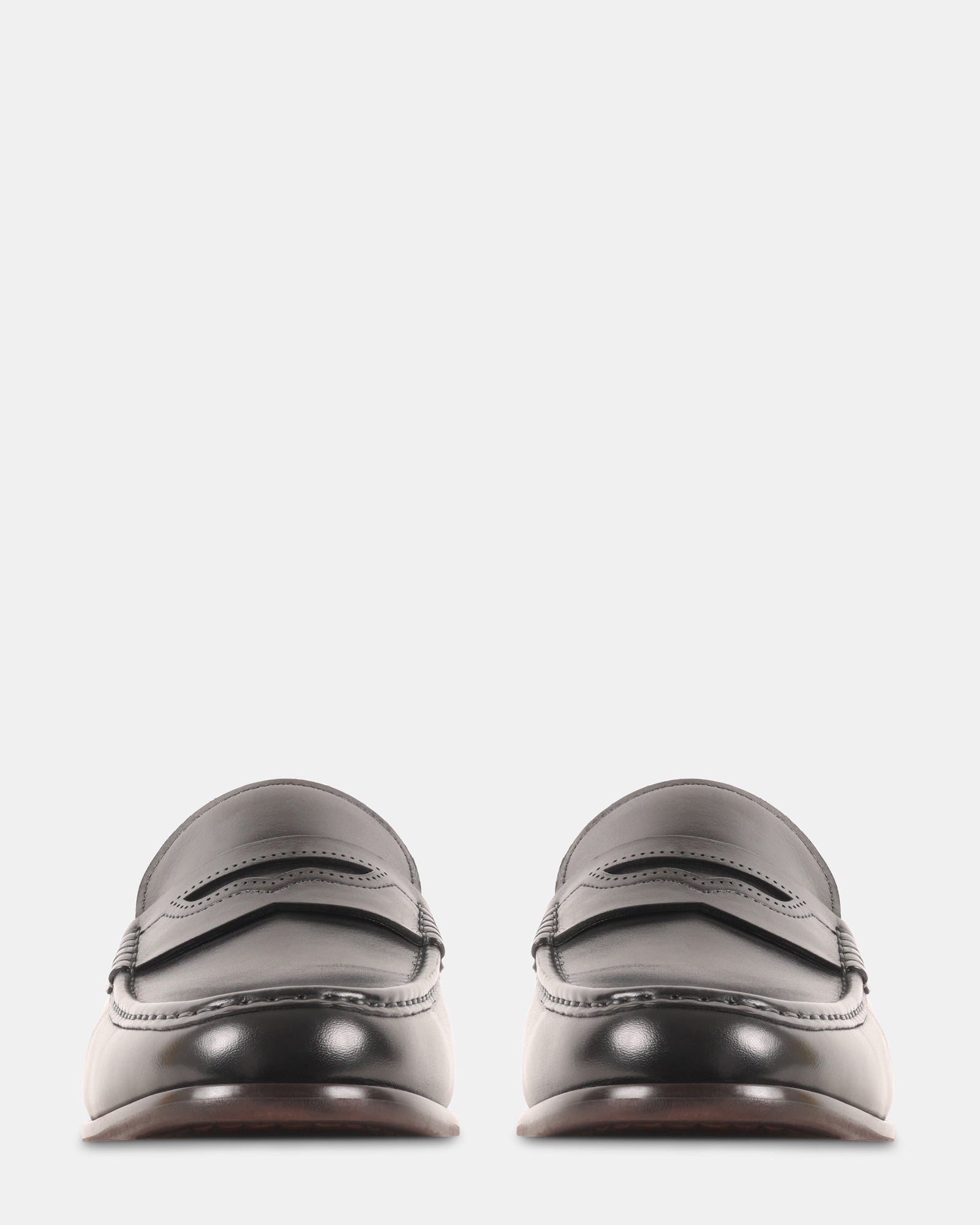 OLANTA BLACK LEATHER - Men's Shoes - Steve Madden Canada - view 3