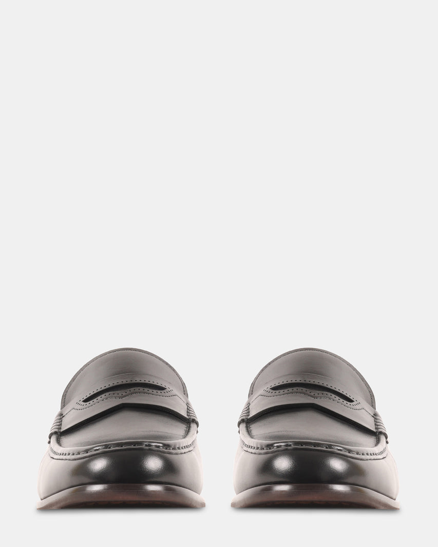 OLANTA BLACK LEATHER - Men's Shoes - Steve Madden Canada - view 3