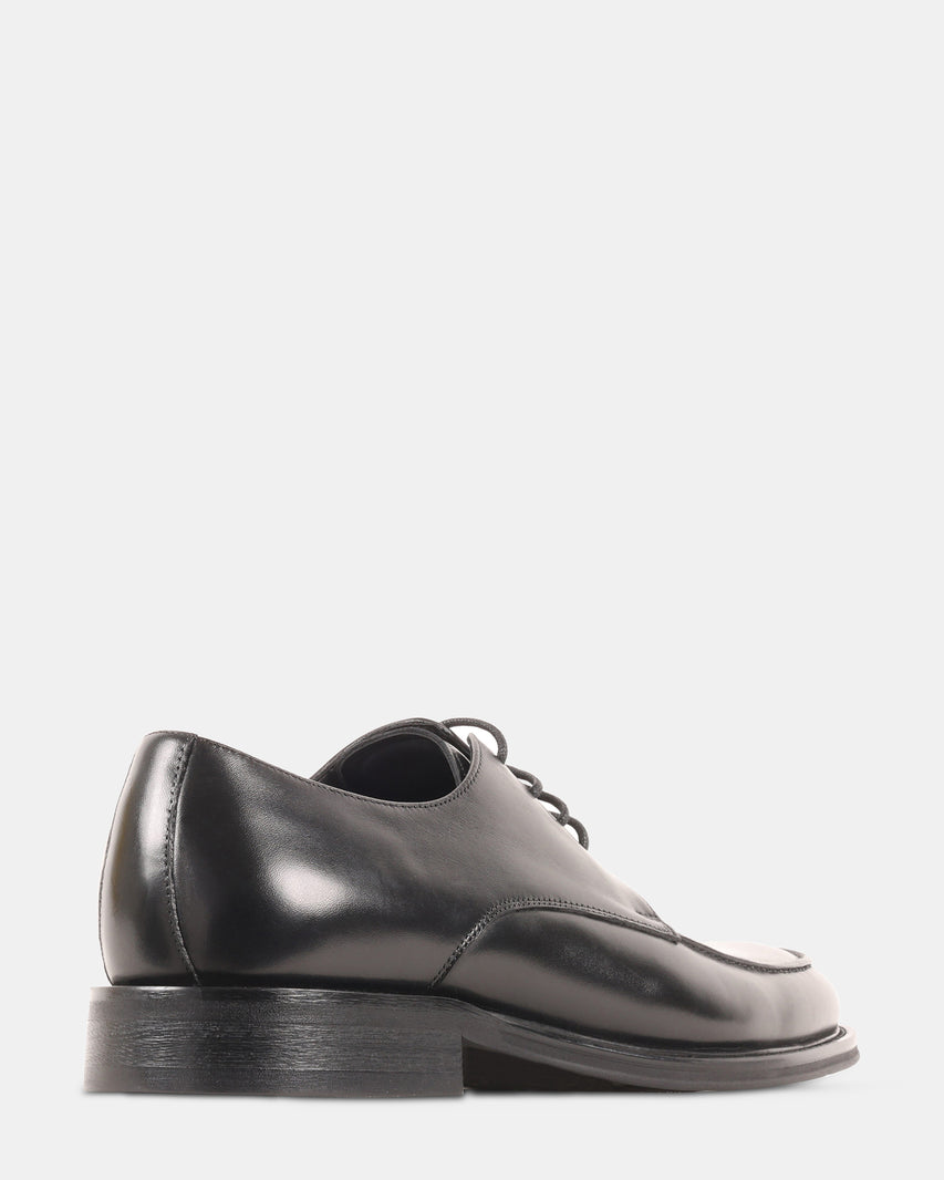 PELICANE BLACK LEATHER - Men's Shoes - Steve Madden Canada - view 6