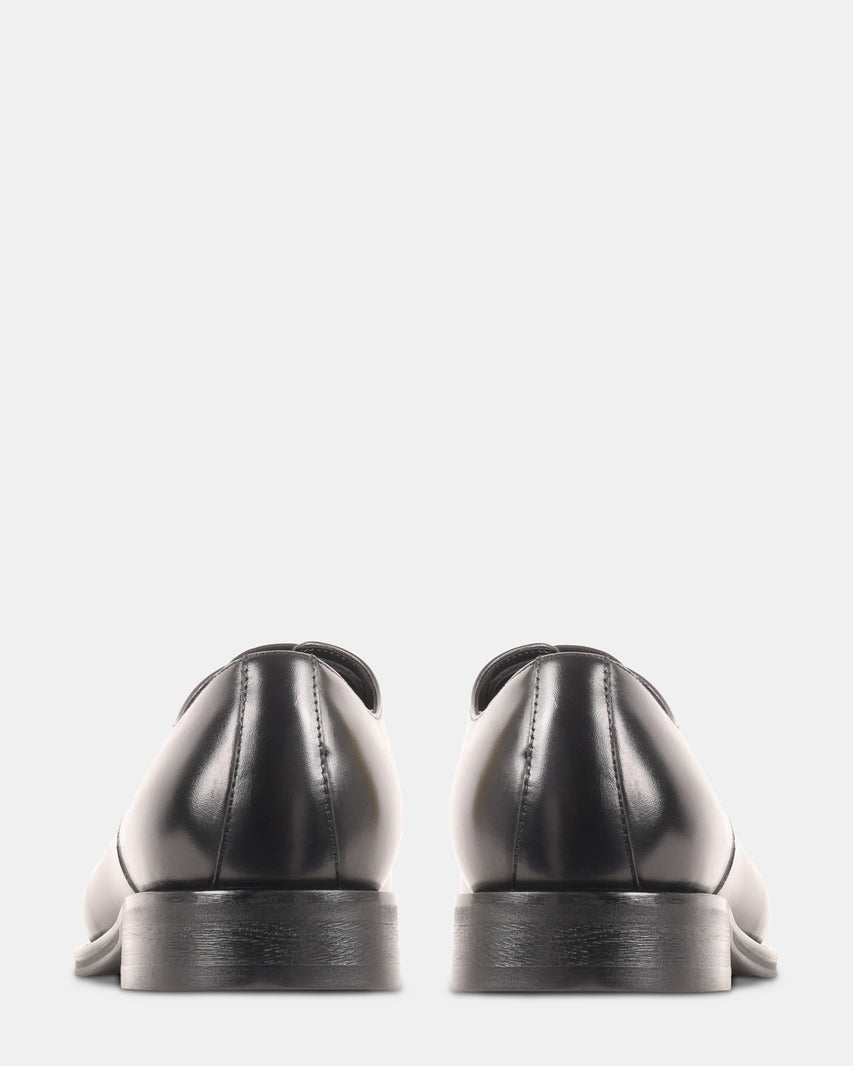 PELICANE BLACK LEATHER - Men's Shoes - Steve Madden Canada - view 5
