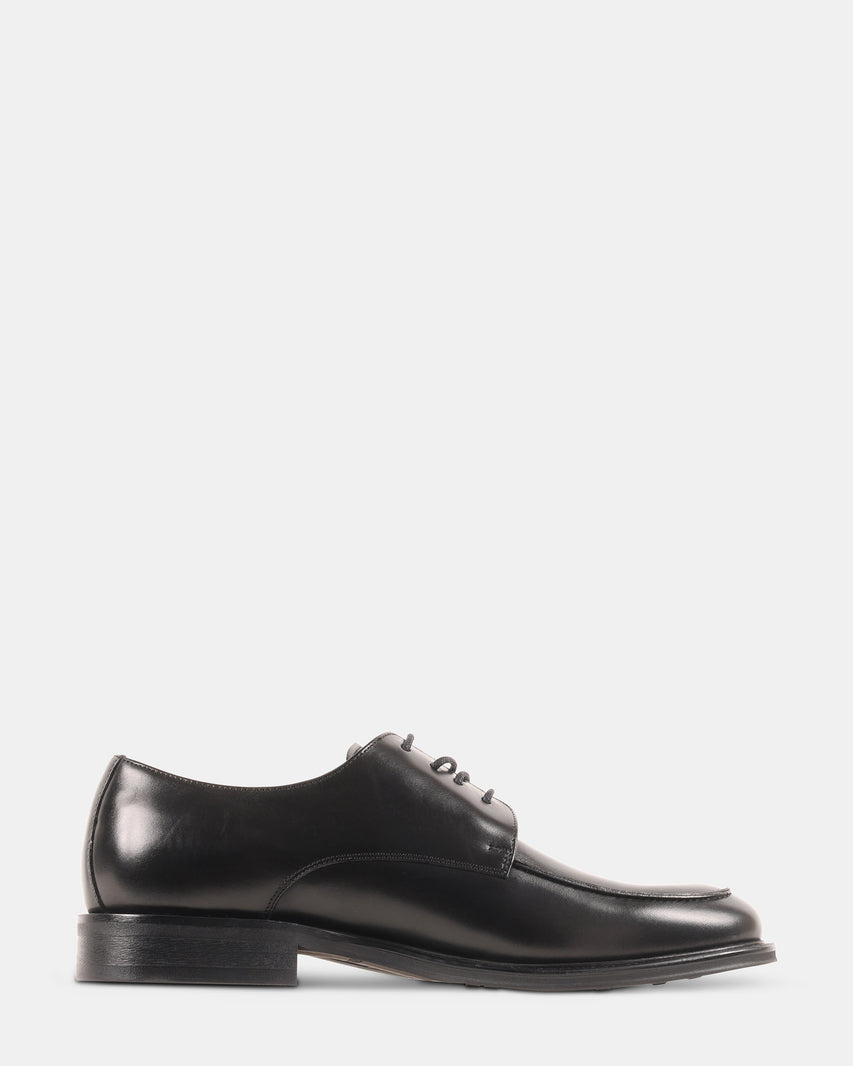 PELICANE BLACK LEATHER - Men's Shoes - Steve Madden Canada