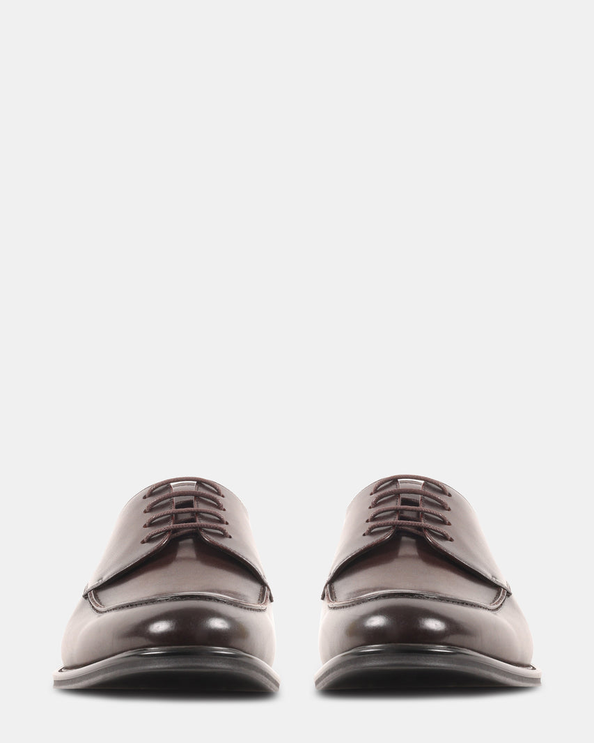 PELICANE BROWN LEATHER - Men's Shoes - Steve Madden Canada - view 3