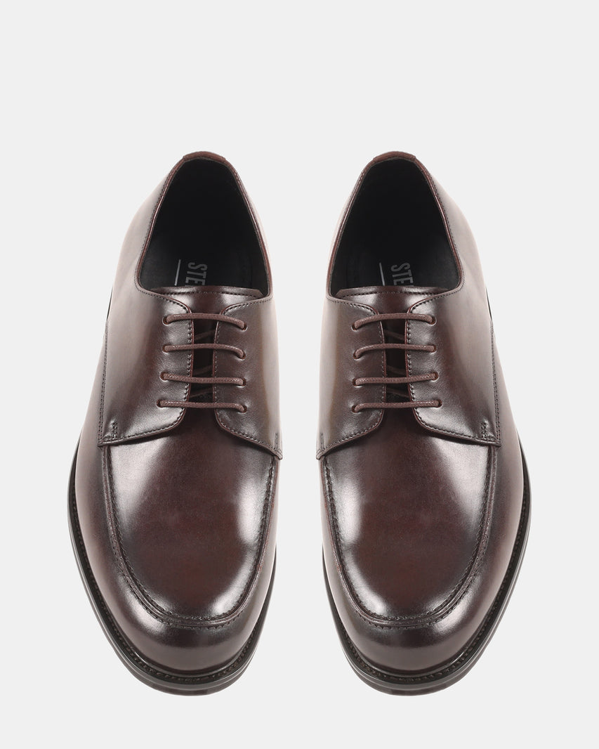PELICANE BROWN LEATHER - Men's Shoes - Steve Madden Canada - view 4