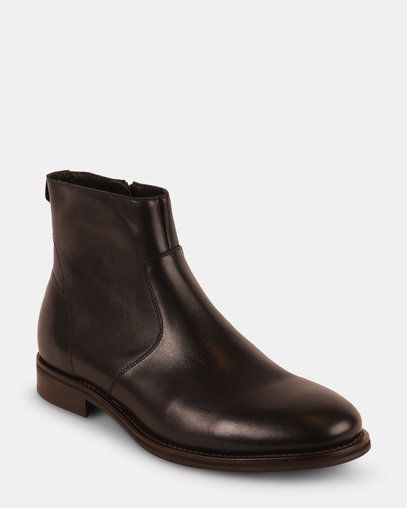 REED BLACK LEATHER - Men's Shoes - Steve Madden Canada - view 2