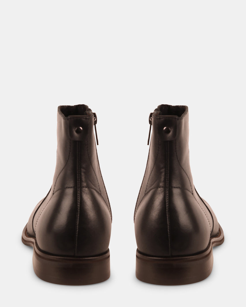 REED BLACK LEATHER - Men's Shoes - Steve Madden Canada - view 5