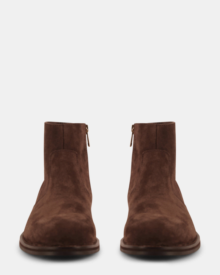 REED BROWN SUEDE - Men's Shoes - Steve Madden Canada - view 3