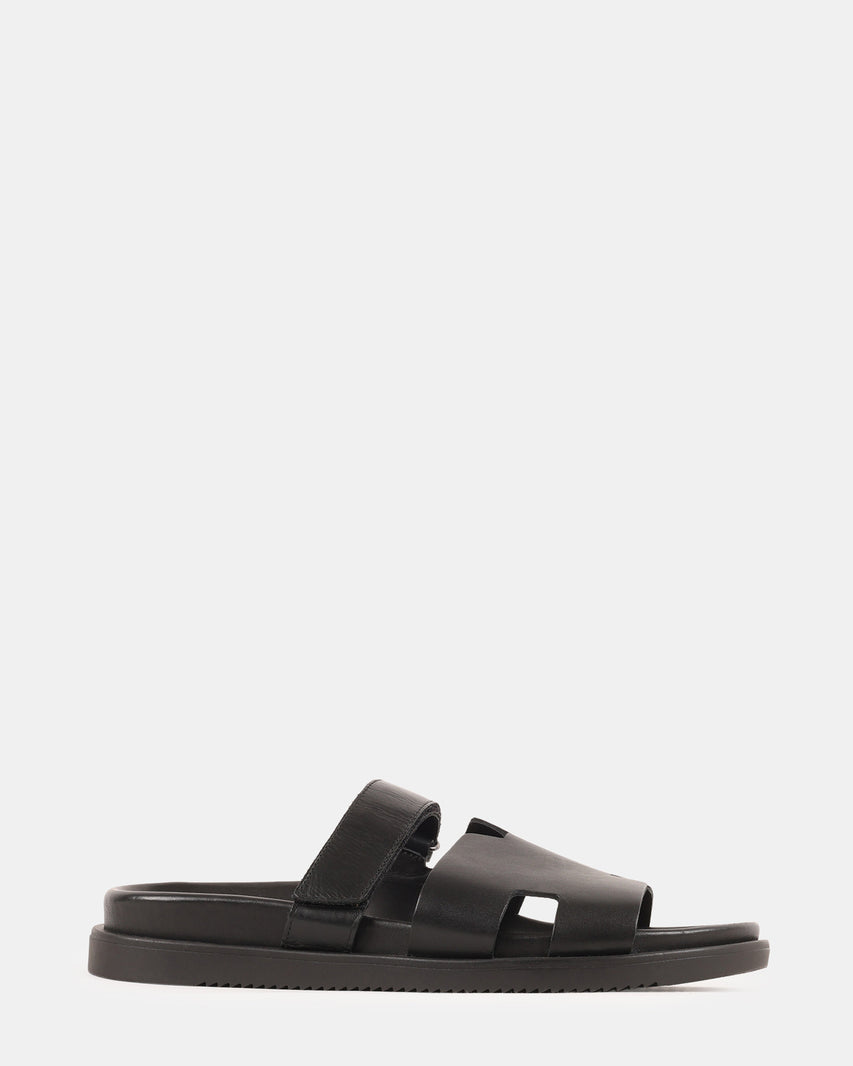 RENATO BLACK LEATHER - Men's Shoes - Steve Madden Canada