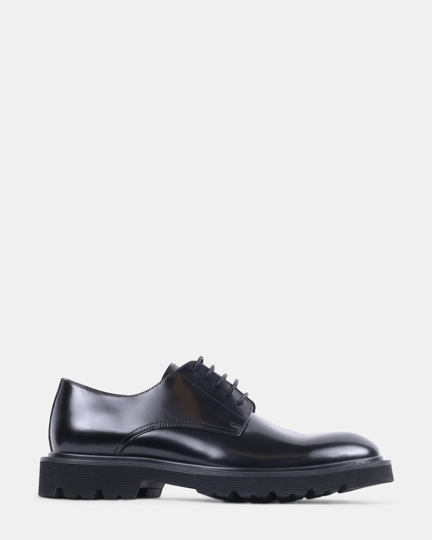 RITTMAN BLACK LEATHER - Men's Shoes - Steve Madden Canada