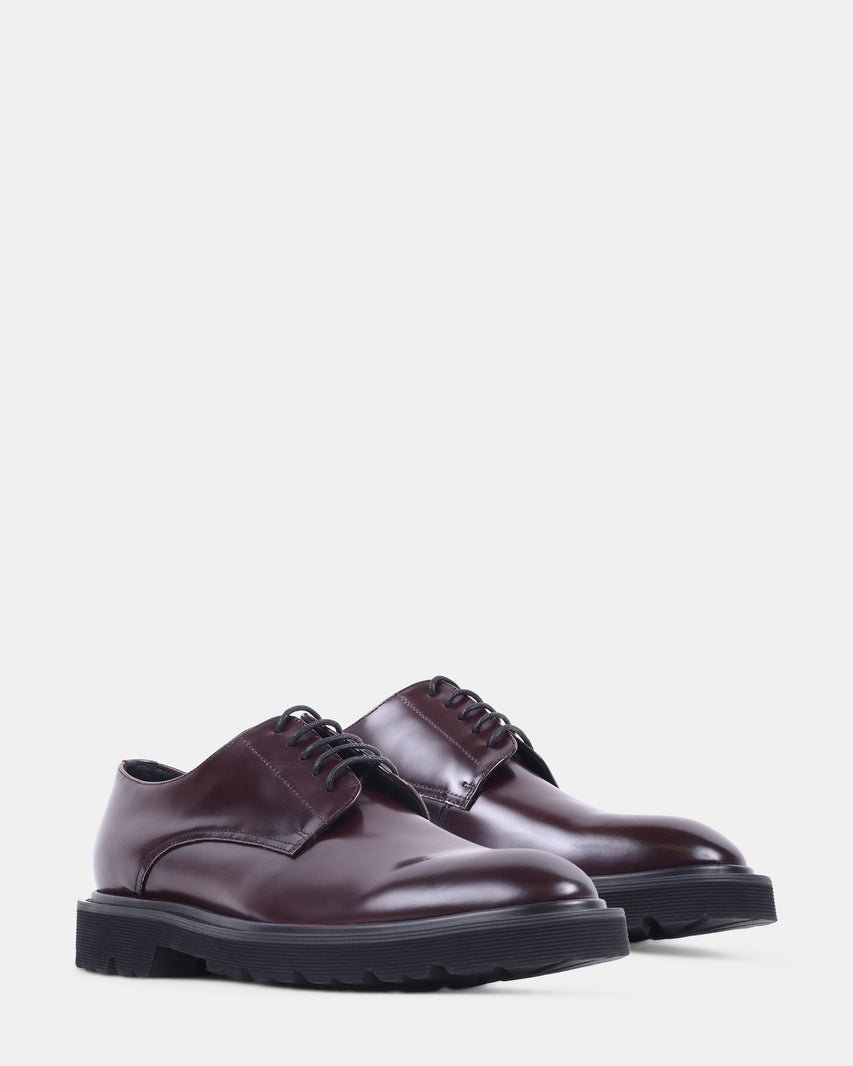 RITTMAN BURGUNDY LEATHER - Men's Shoes - Steve Madden Canada - view 2
