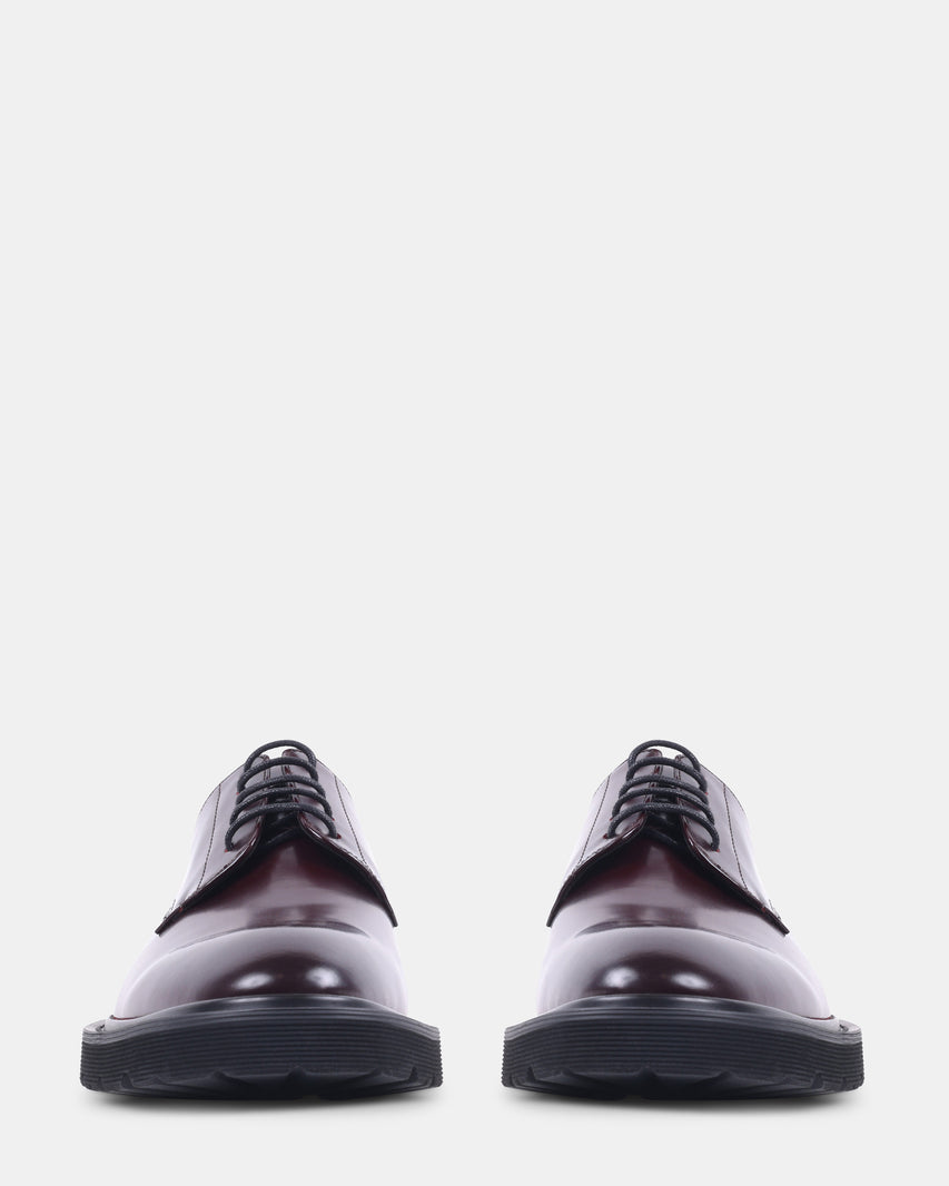 RITTMAN BURGUNDY LEATHER - Men's Shoes - Steve Madden Canada - view 3