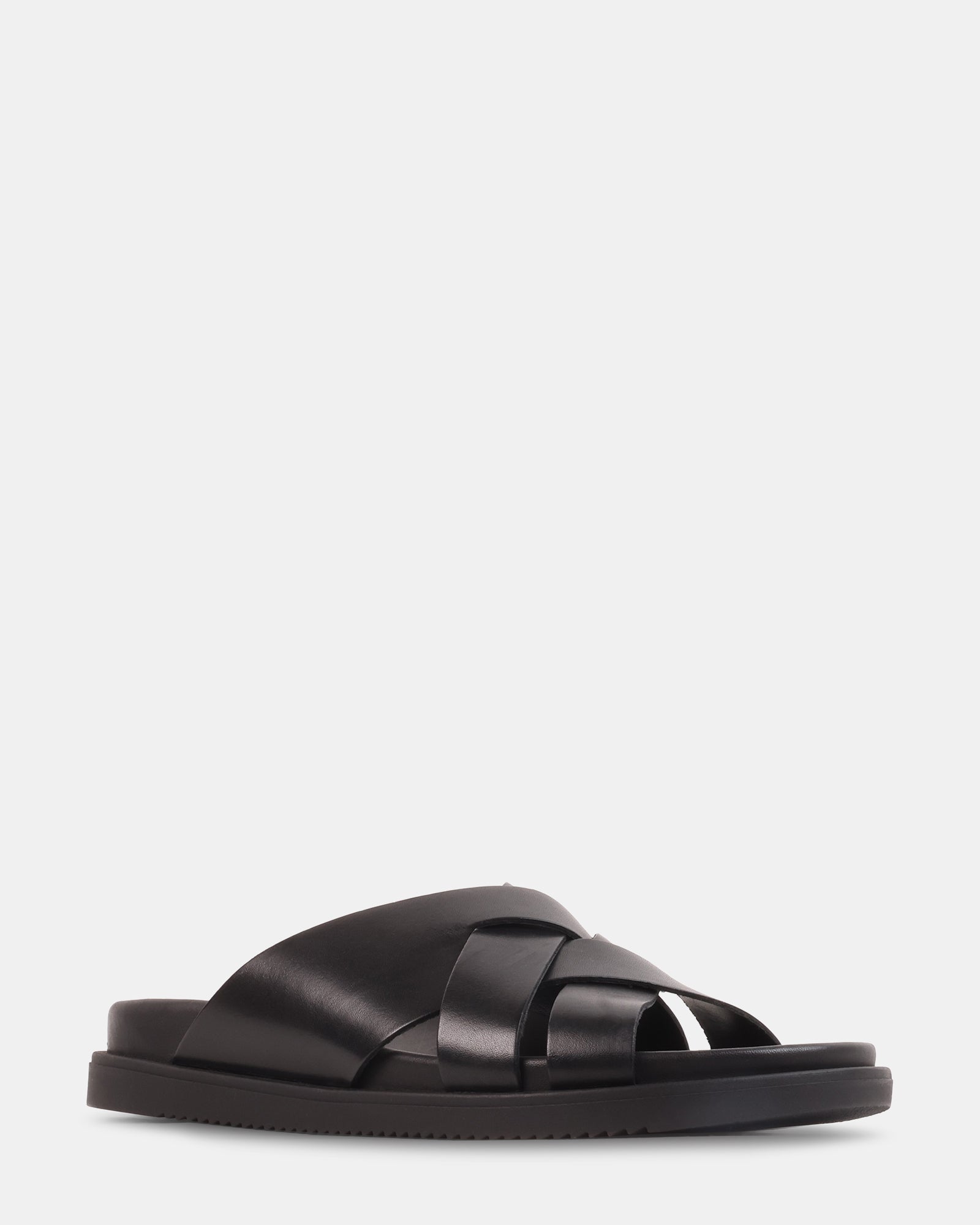 ROVERO BLACK LEATHER - Men's Shoes - Steve Madden Canada - view 2