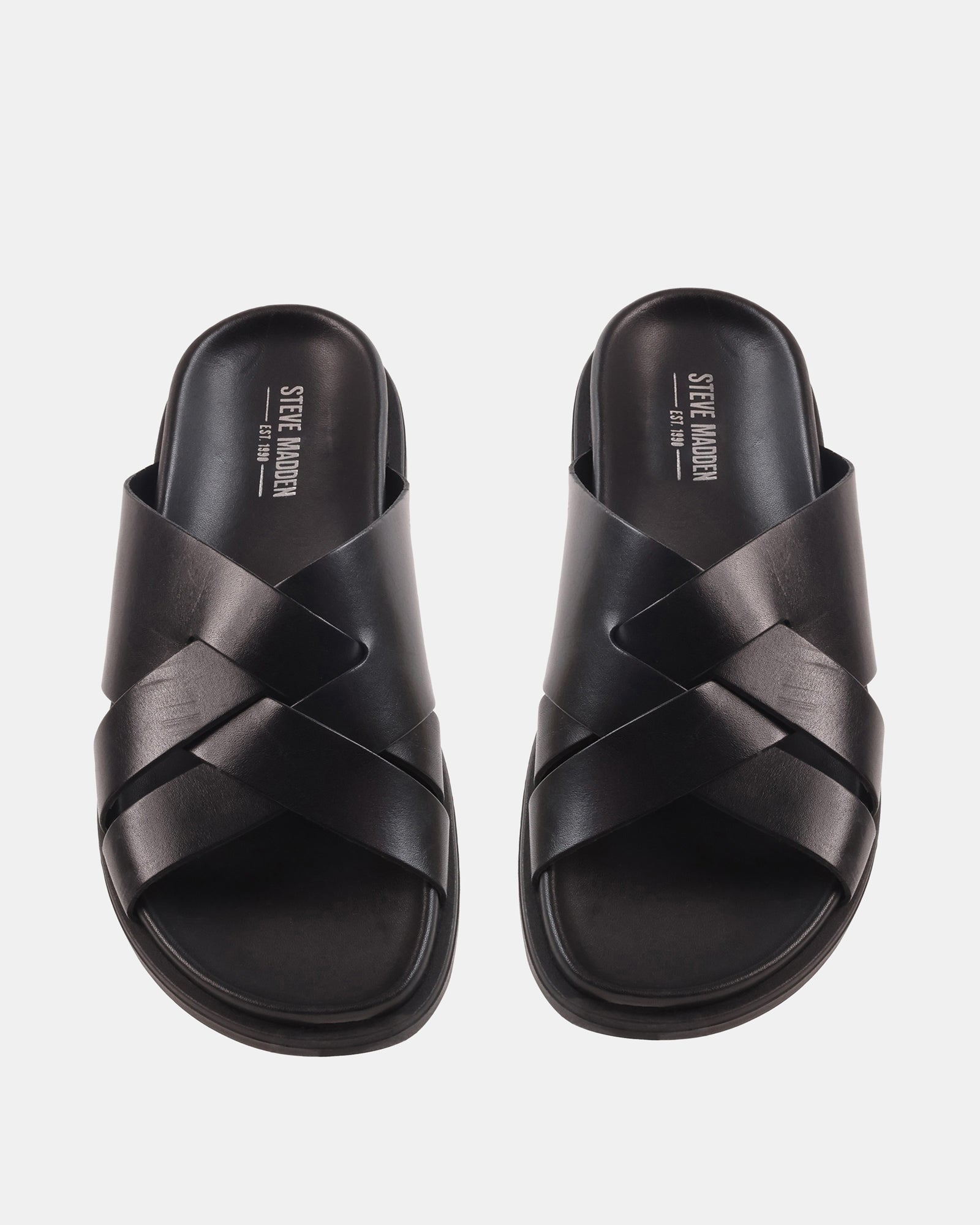 ROVERO BLACK LEATHER - Men's Shoes - Steve Madden Canada - view 4