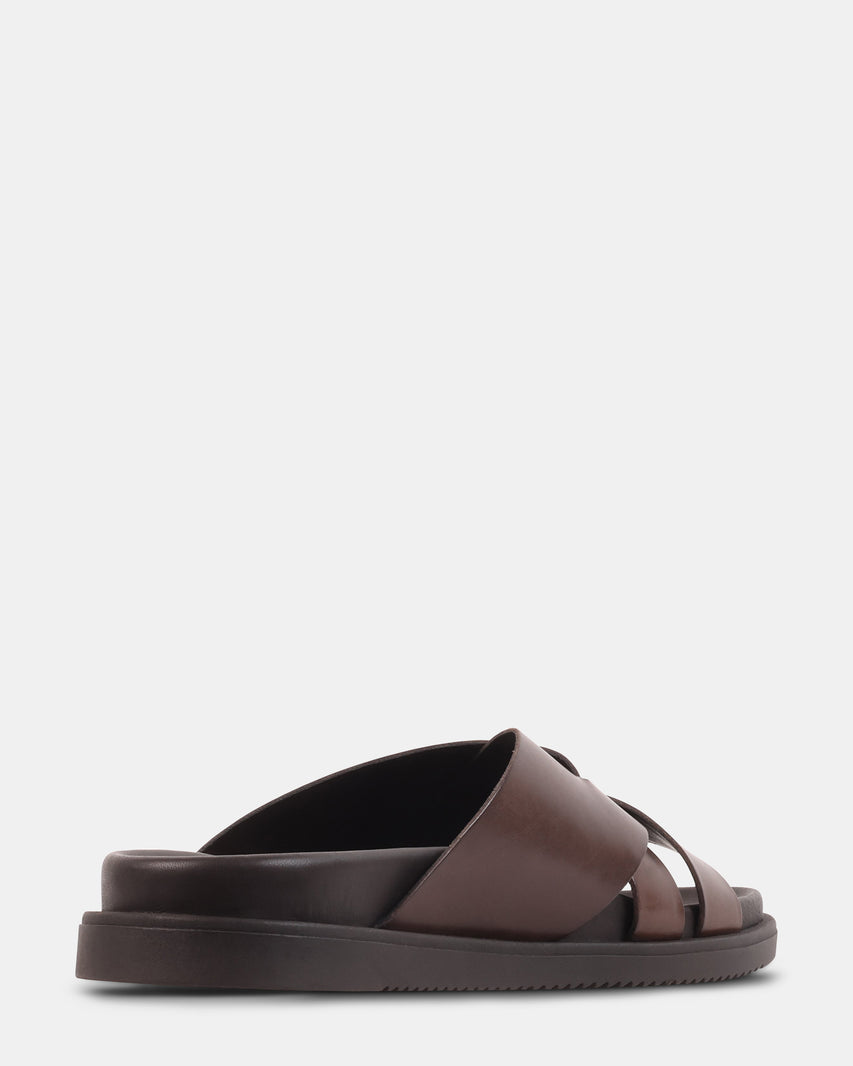 ROVERO BROWN LEATHER - Men's Shoes - Steve Madden Canada - view 6