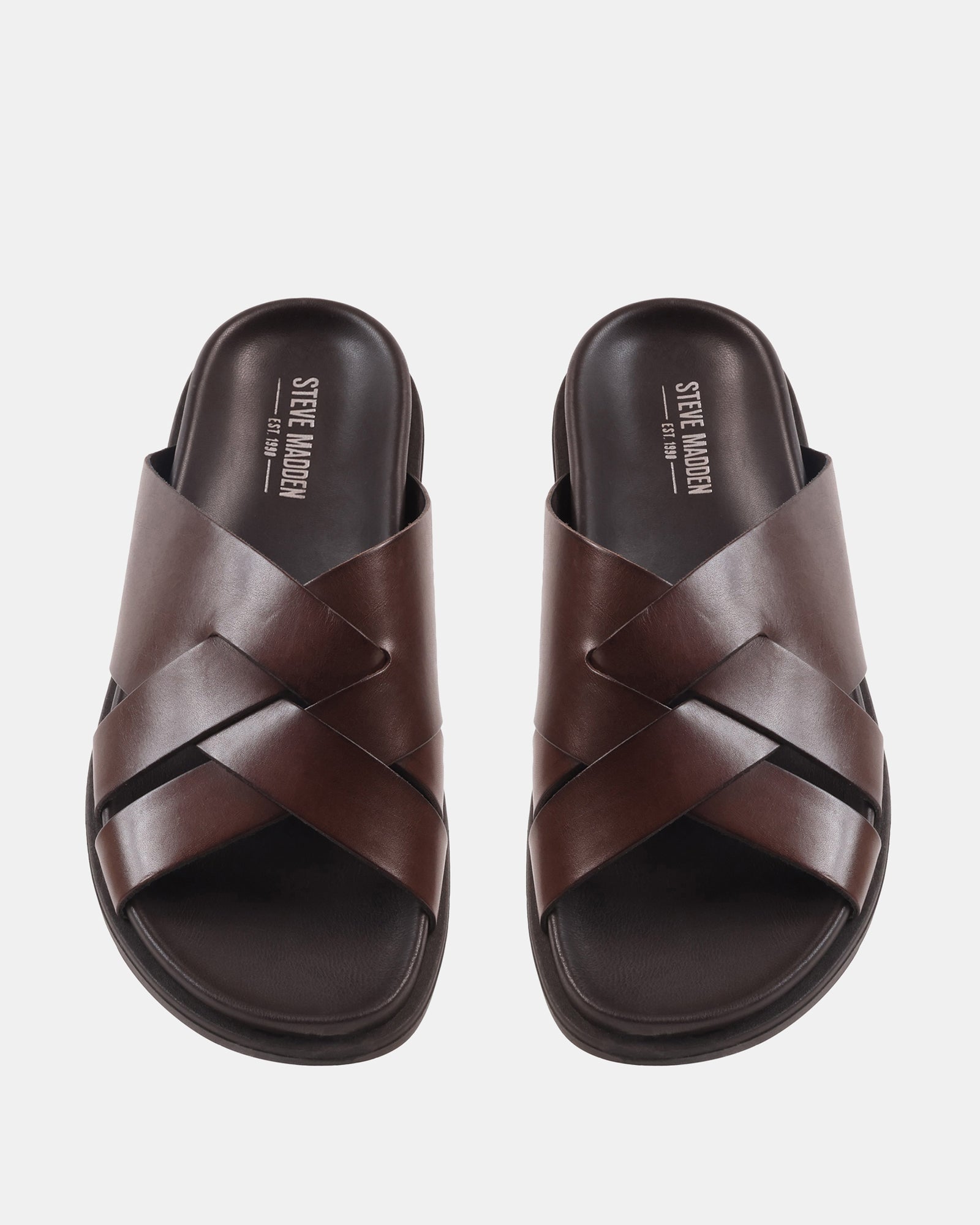 ROVERO BROWN LEATHER - Men's Shoes - Steve Madden Canada - view 4