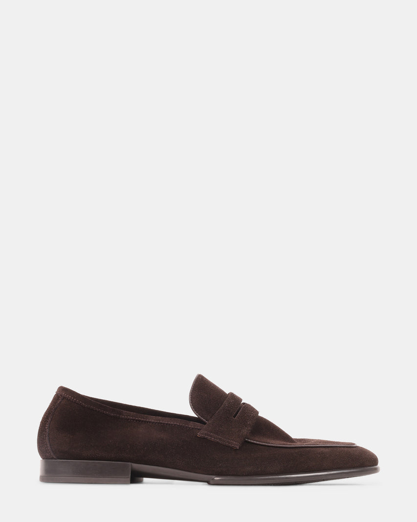SAINT BROWN SUEDE - Men's Shoes - Steve Madden Canada