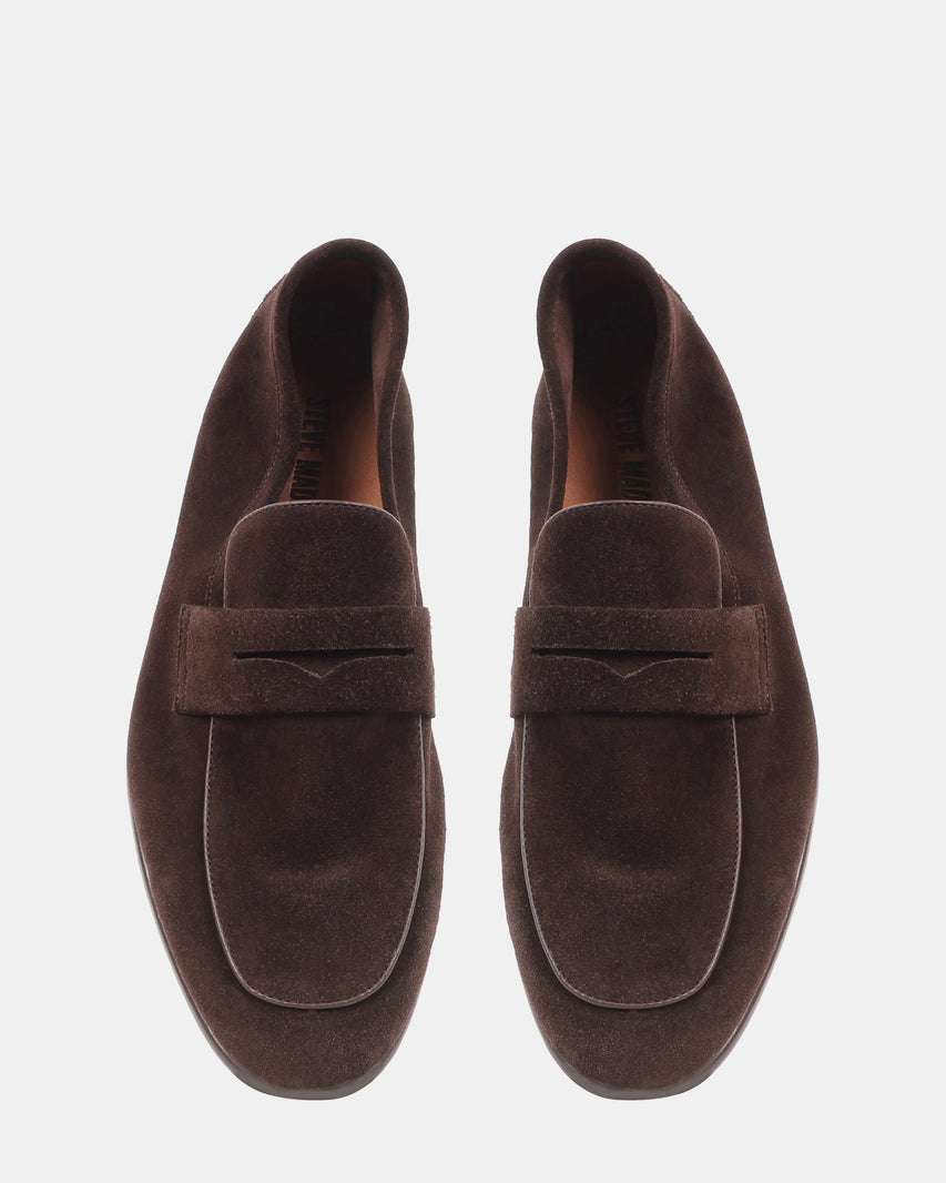 SAINT BROWN SUEDE - Men's Shoes - Steve Madden Canada - view 4