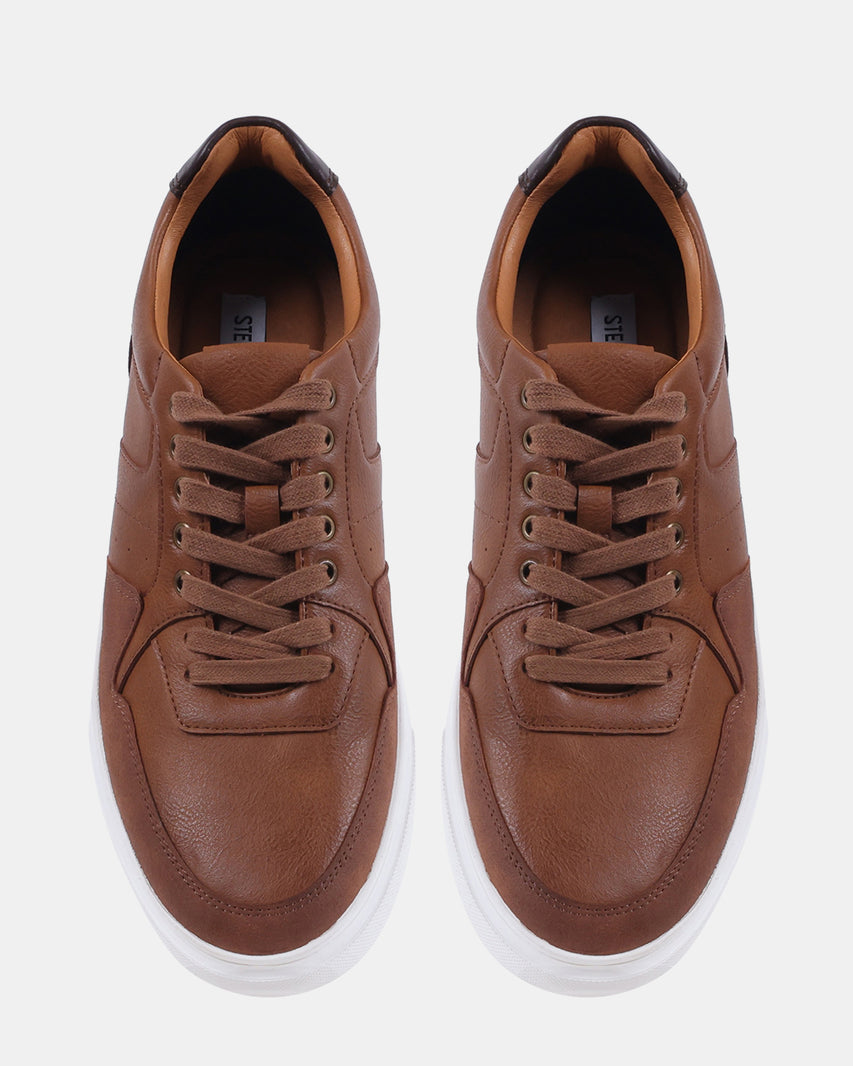 SCENARIO COGNAC NUBUCK - Men's Shoes - Steve Madden Canada - view 4