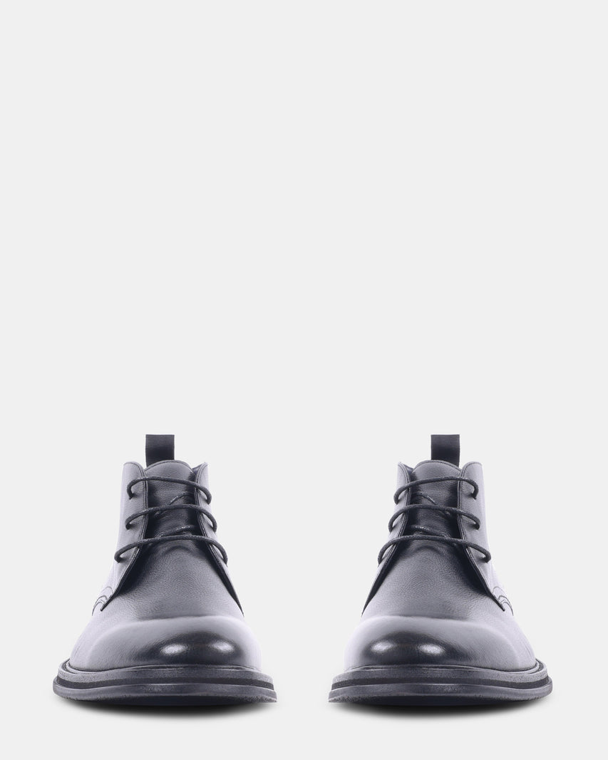SENTINEL BLACK LEATHER - Men's Shoes - Steve Madden Canada - view 3