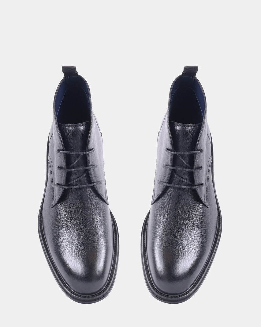 SENTINEL BLACK LEATHER - Men's Shoes - Steve Madden Canada - view 4