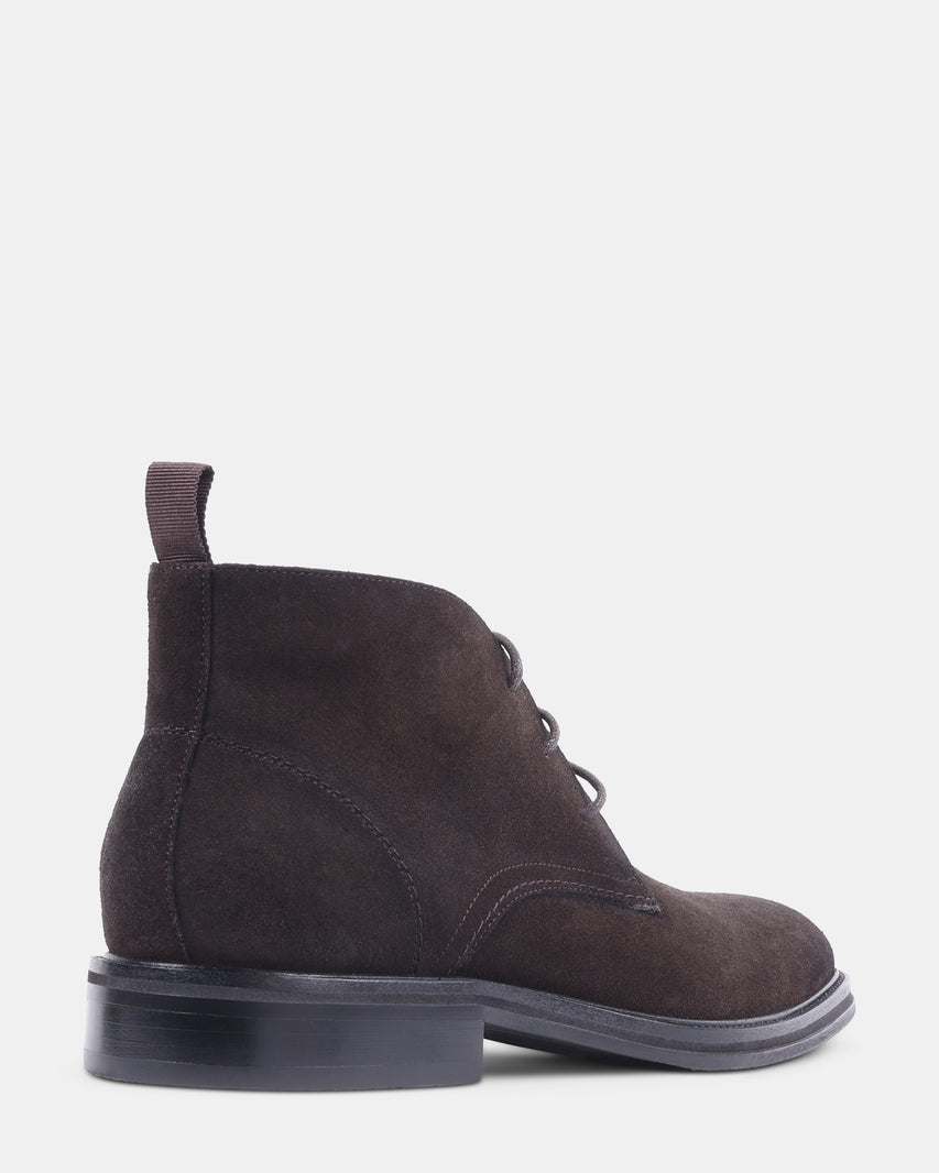 SENTINEL DARK BROWN SUEDE - Men's Shoes - Steve Madden Canada - view 6