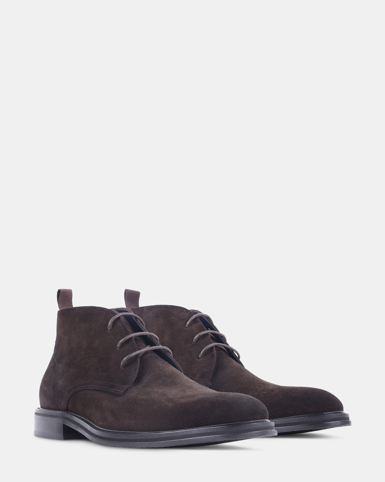 SENTINEL DARK BROWN SUEDE - Men's Shoes - Steve Madden Canada - view 2