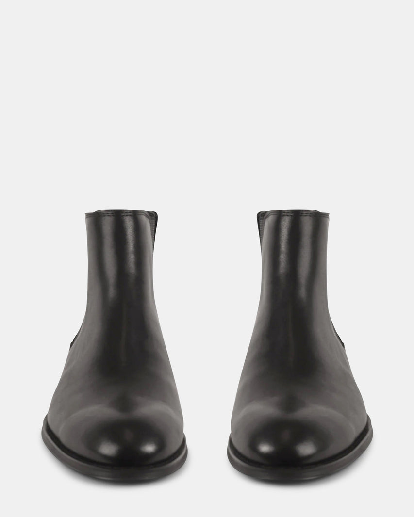 SLEVIN BLACK LEATHER - Men's Shoes - Steve Madden Canada - view 4