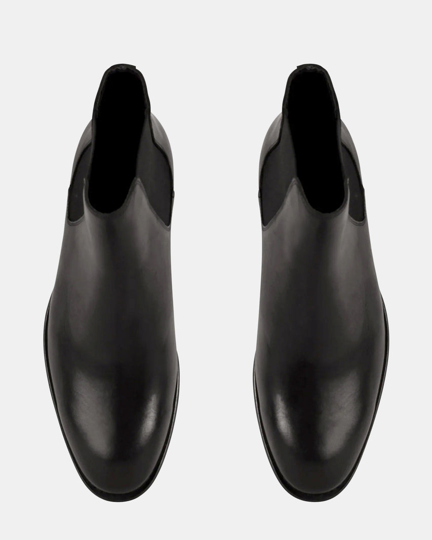 SLEVIN BLACK LEATHER - Men's Shoes - Steve Madden Canada - view 5