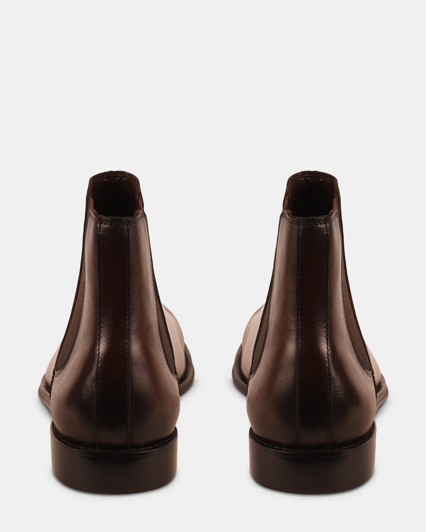 SLEVIN BROWN LEATHER - Men's Shoes - Steve Madden Canada - view 5