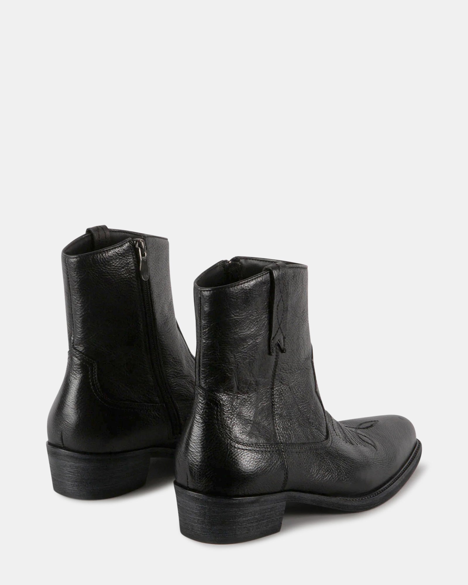 STERGIS BLACK LEATHER - Men's Shoes - Steve Madden Canada