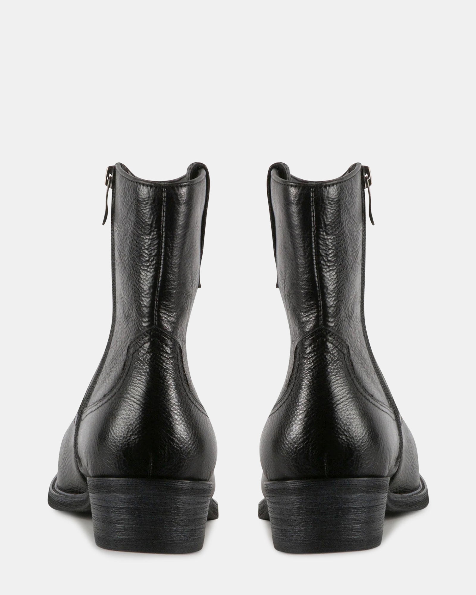 STERGIS BLACK LEATHER - Men's Shoes - Steve Madden Canada