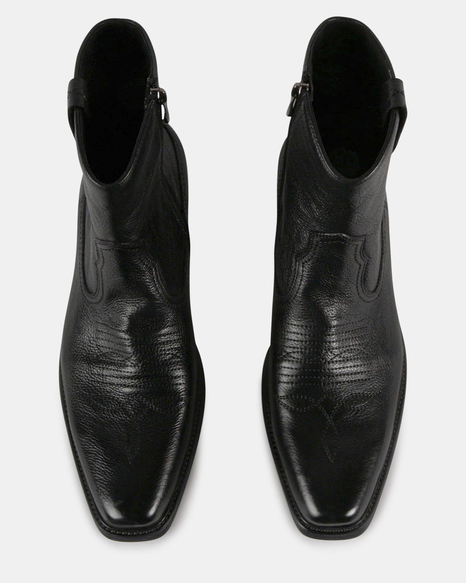 STERGIS BLACK LEATHER - Men's Shoes - Steve Madden Canada