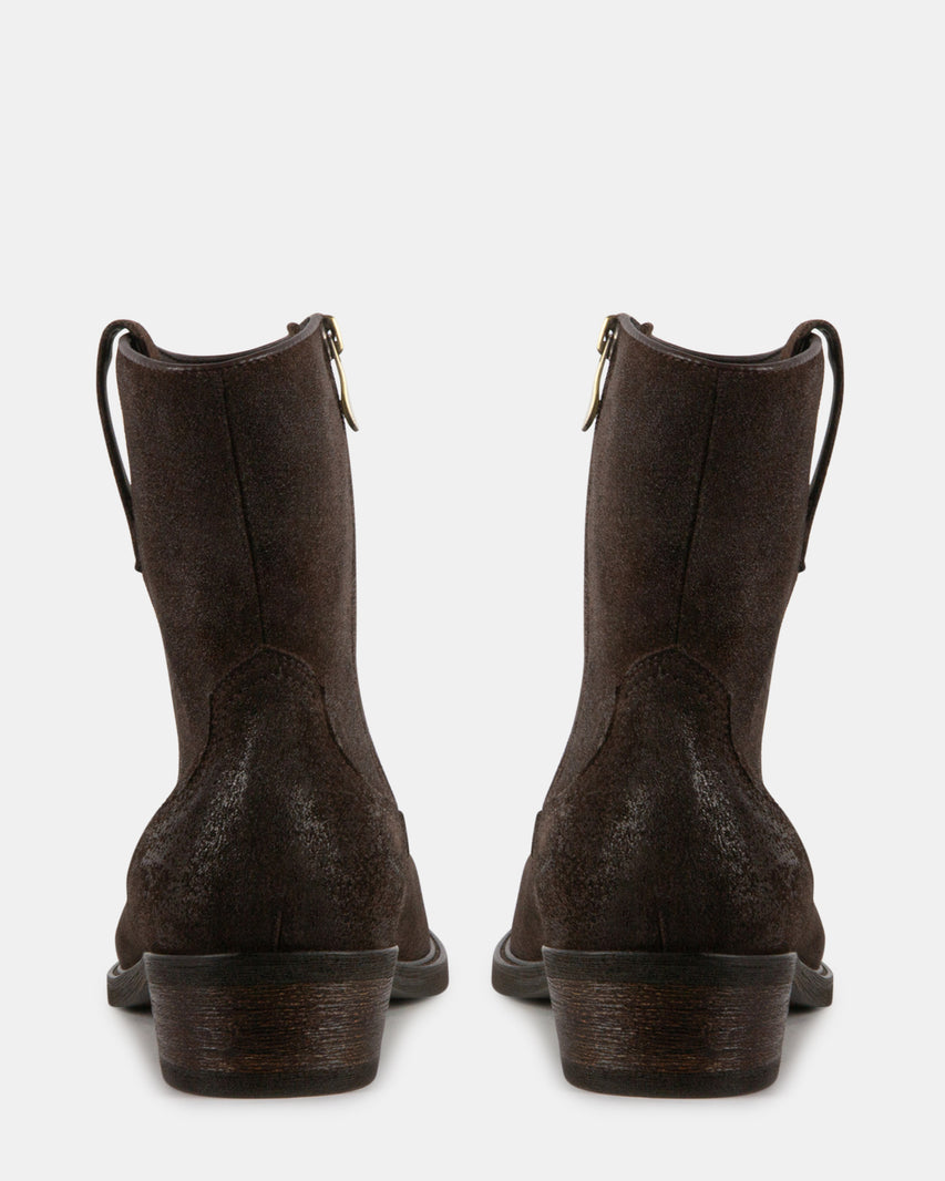 STERGIS BROWN SUEDE - Men's Shoes - Steve Madden Canada