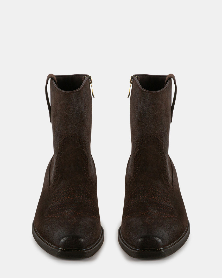 STERGIS BROWN SUEDE - Men's Shoes - Steve Madden Canada