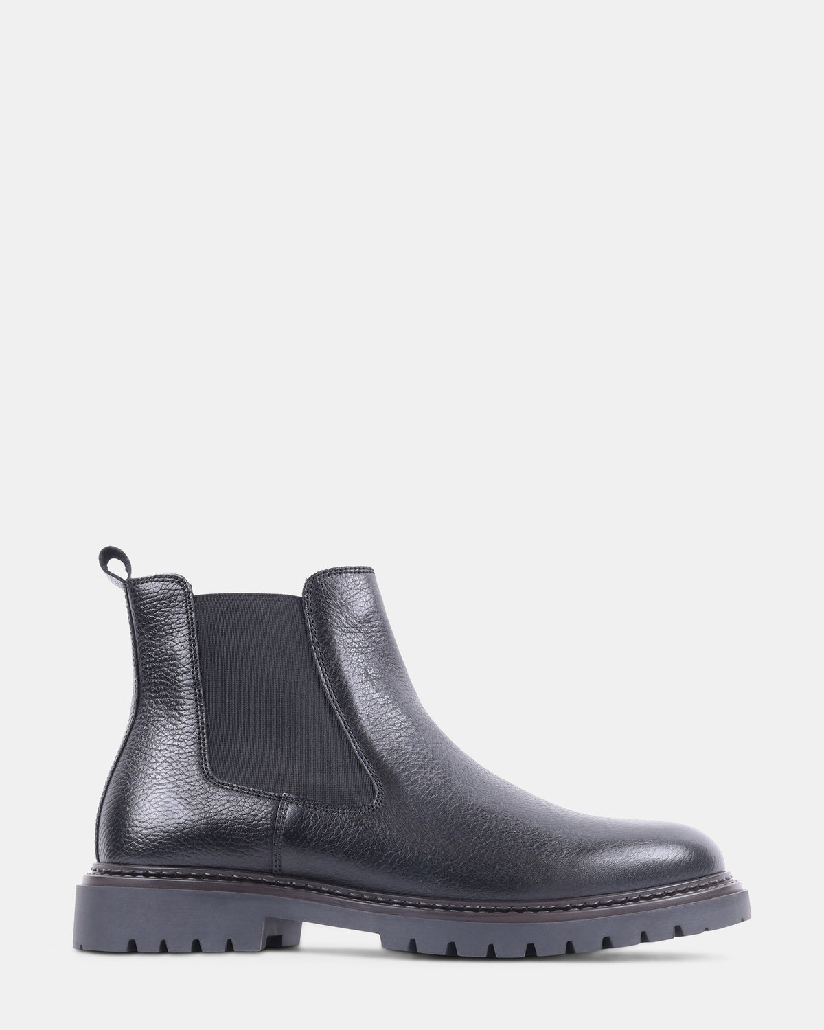 STOY BLACK LEATHER - Men's Shoes - Steve Madden Canada
