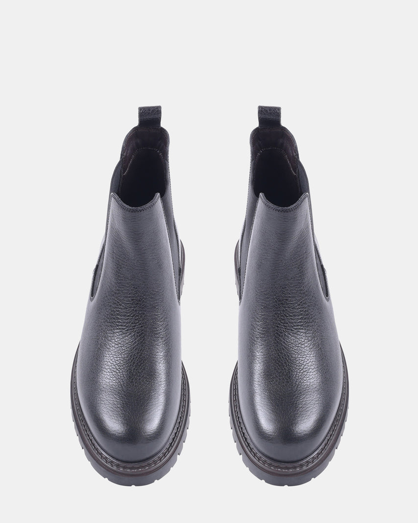 STOY BLACK LEATHER - Men's Shoes - Steve Madden Canada - view 4