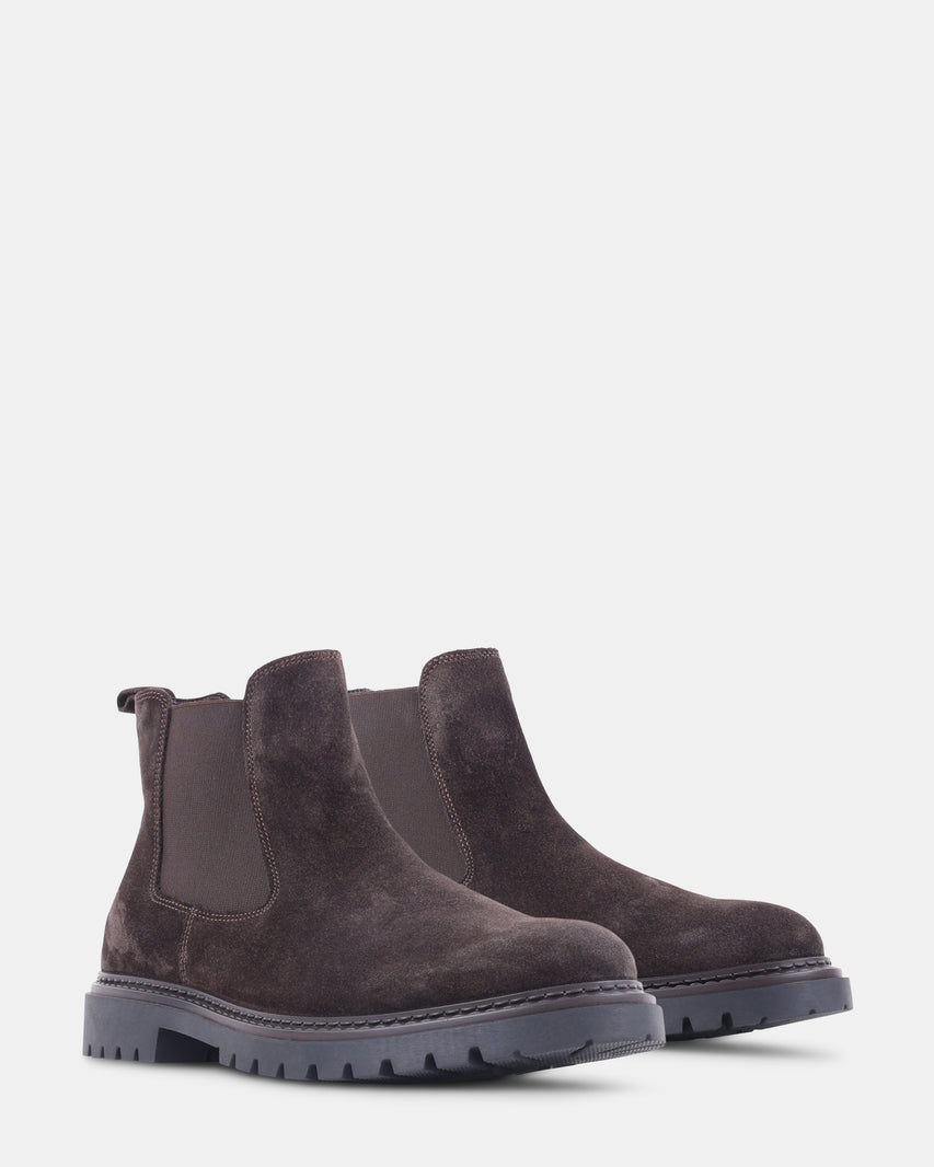 STOY BROWN SUEDE - Men's Shoes - Steve Madden Canada - view 2