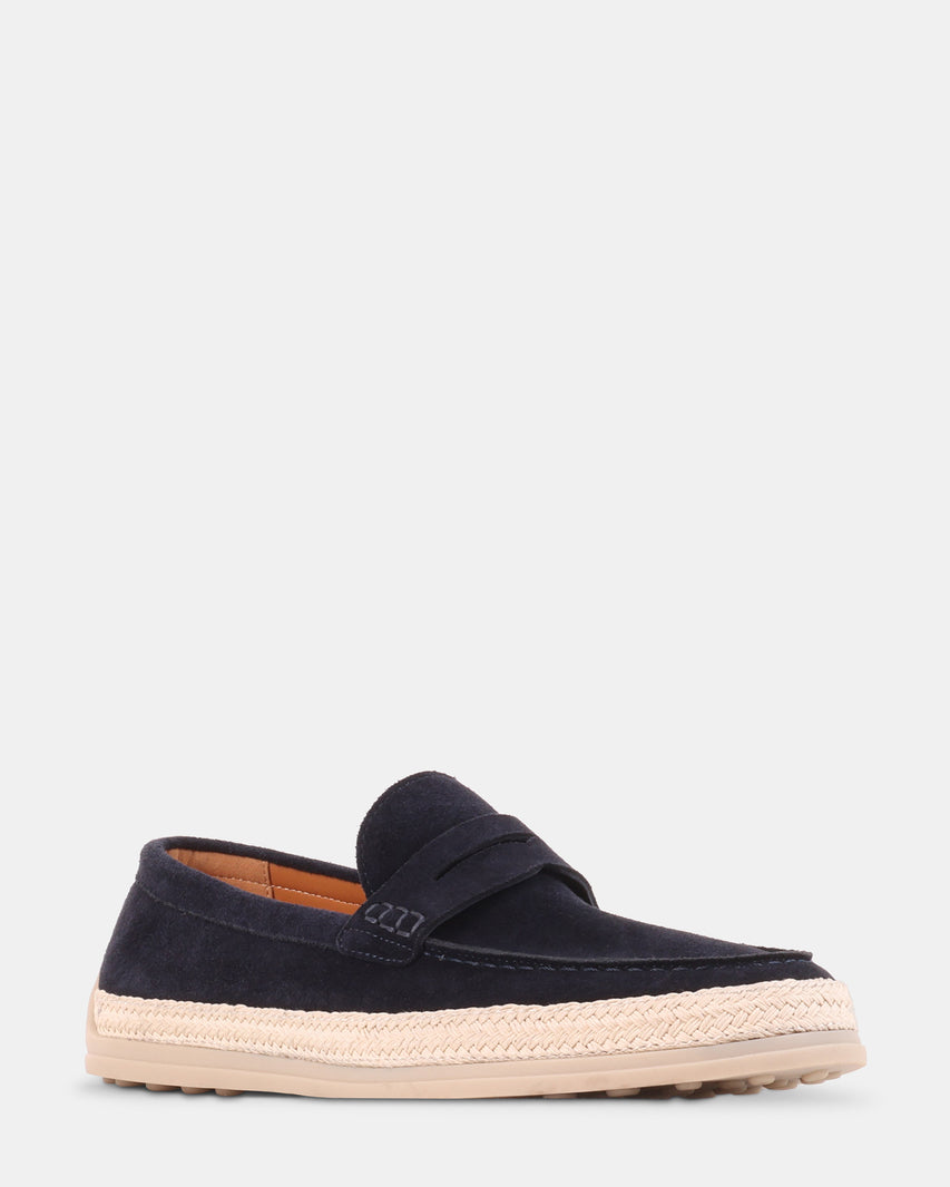 TATUMM NAVY SUEDE - Men's Shoes - Steve Madden Canada - view 2