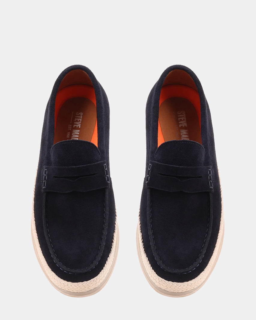 TATUMM NAVY SUEDE - Men's Shoes - Steve Madden Canada - view 4